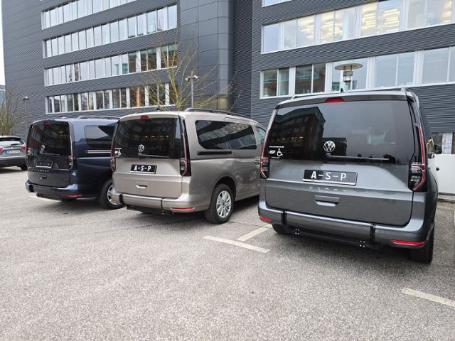 Fahrzeugabbildung Volkswagen Caddy Maxi Rollstuhltransport Heckeinstieg