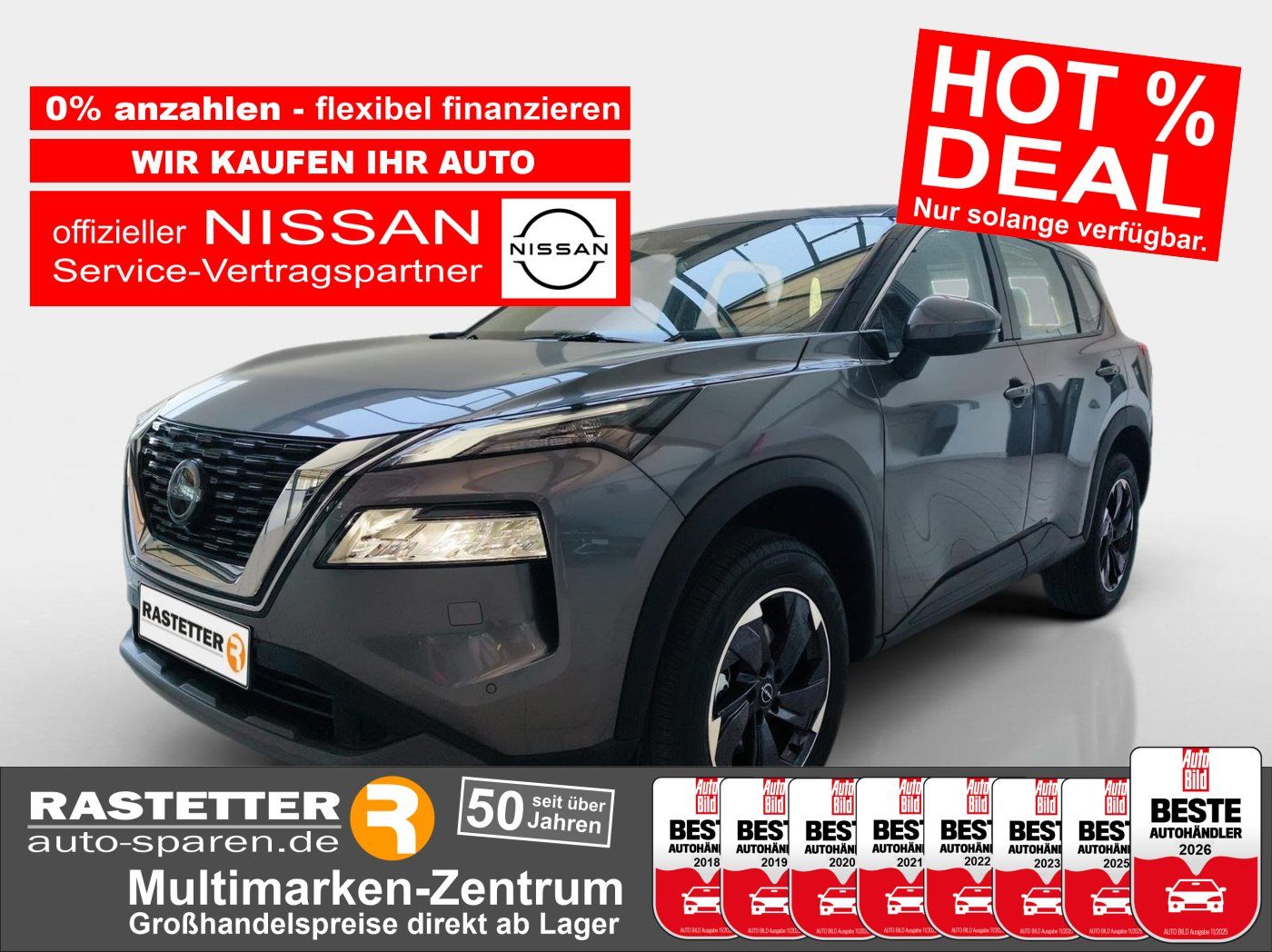 Nissan X-Trail acenta 7Sitze+ACC+Kamera+NiConnect+iKey+