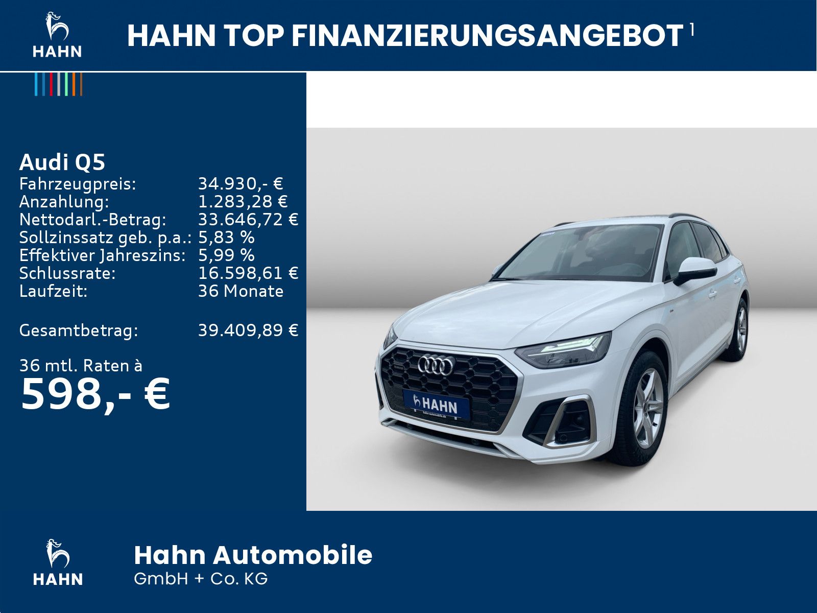 Audi Q5 55TFSIe S line qu S-trc HuD ACC Cam Navi imagem 2