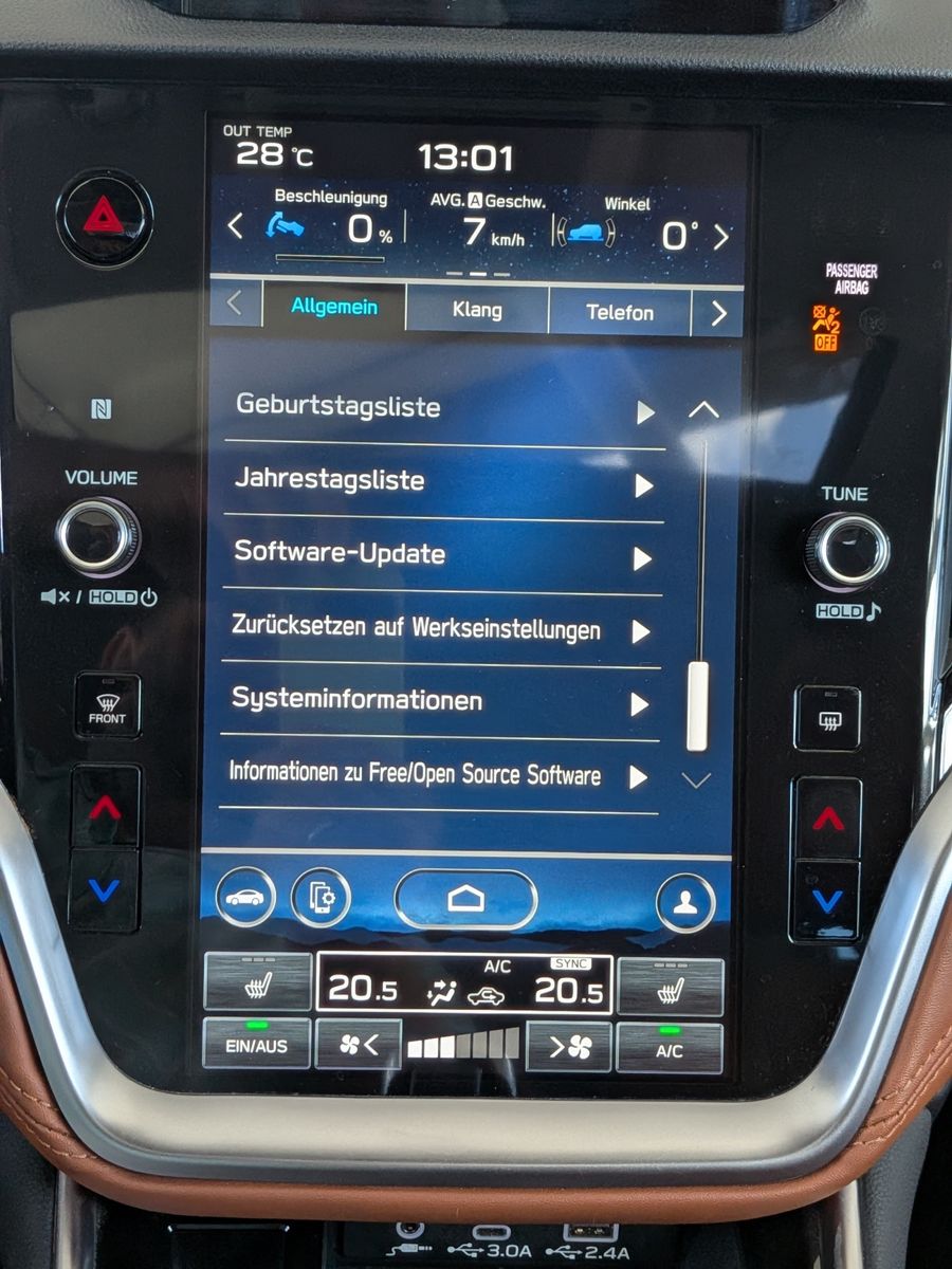 Fahrzeugabbildung Subaru Outback 2.5i Platinum EyeSight AWD LED CAM LEDER
