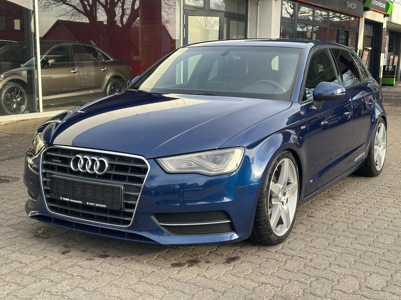 Audi A3 Sportback S line quattro NAV/T-LEDER/ TÜV