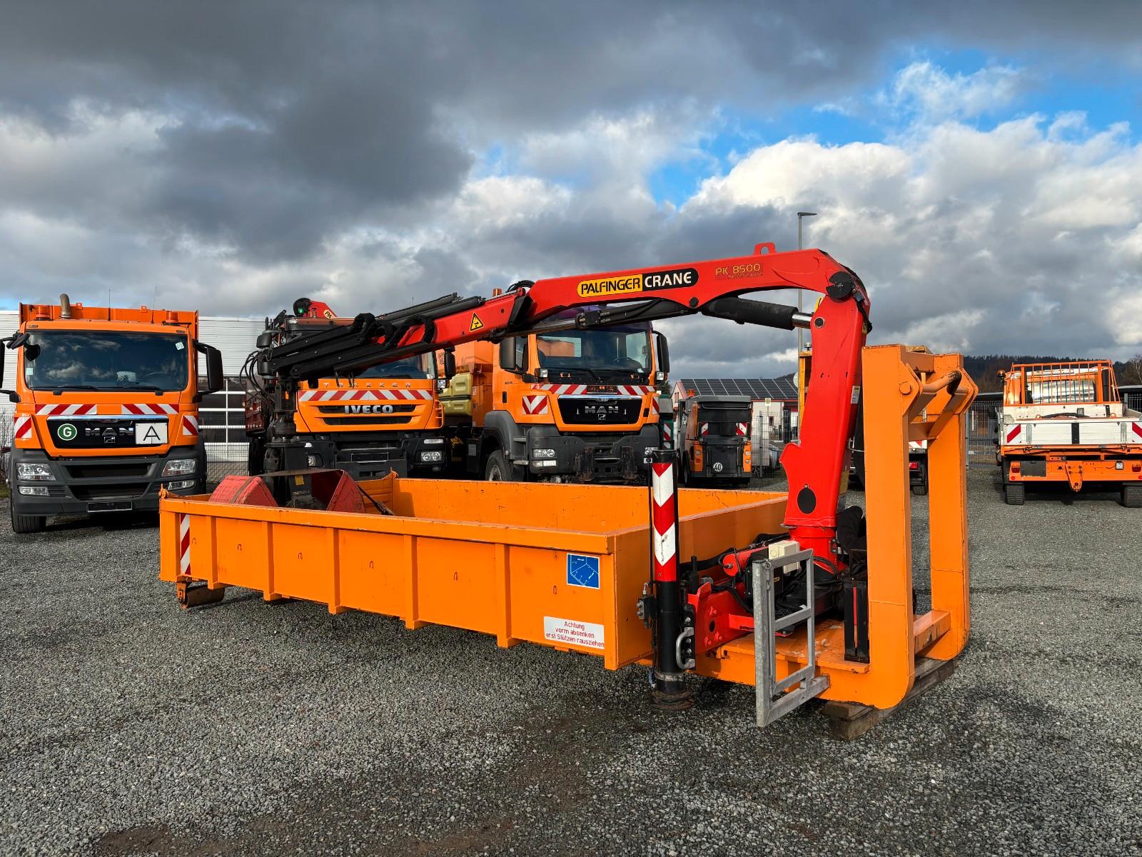 Andere Abrollcontainer Kranmulde Palfinger PK 8500 Funk