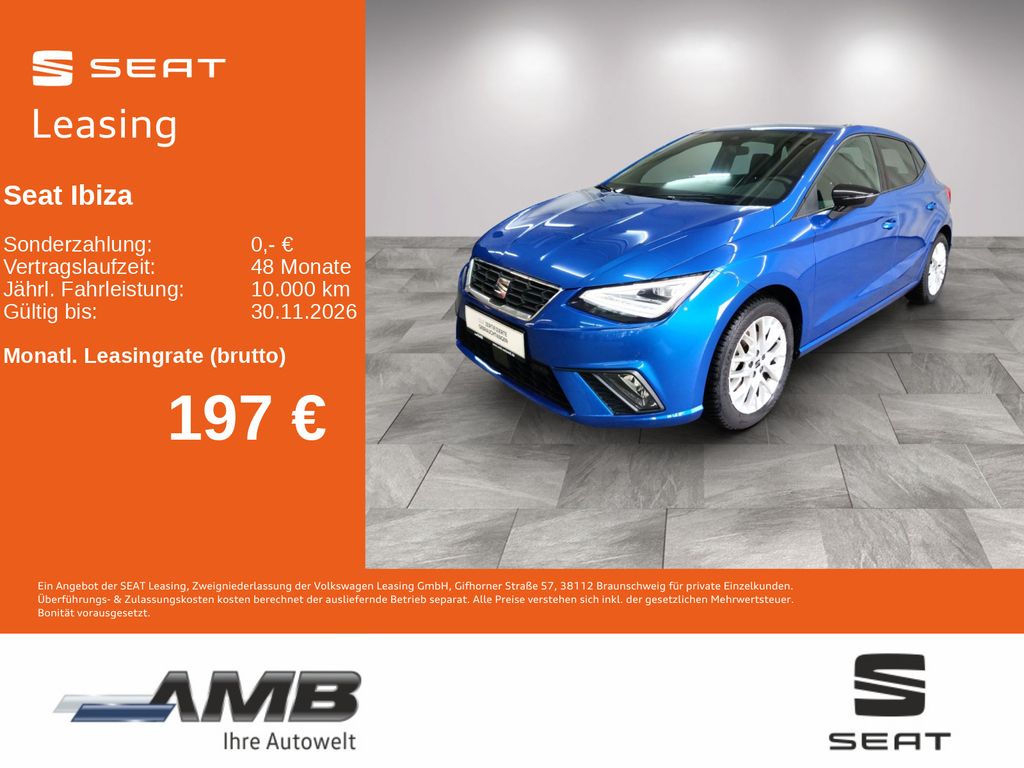 Ibiza FR 1.5 TSI DSG/Full-LED/ACC/Sitzhz/Nav/RFK