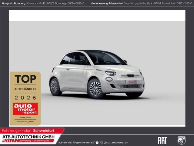 Fiat 500e Cabrio 23,8 kWh RED Komfort-Paket Apple Car