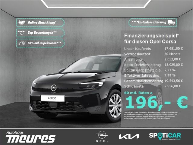 Opel Corsa F 1.2 Facelift Apple CarPlay Allwetter Alu