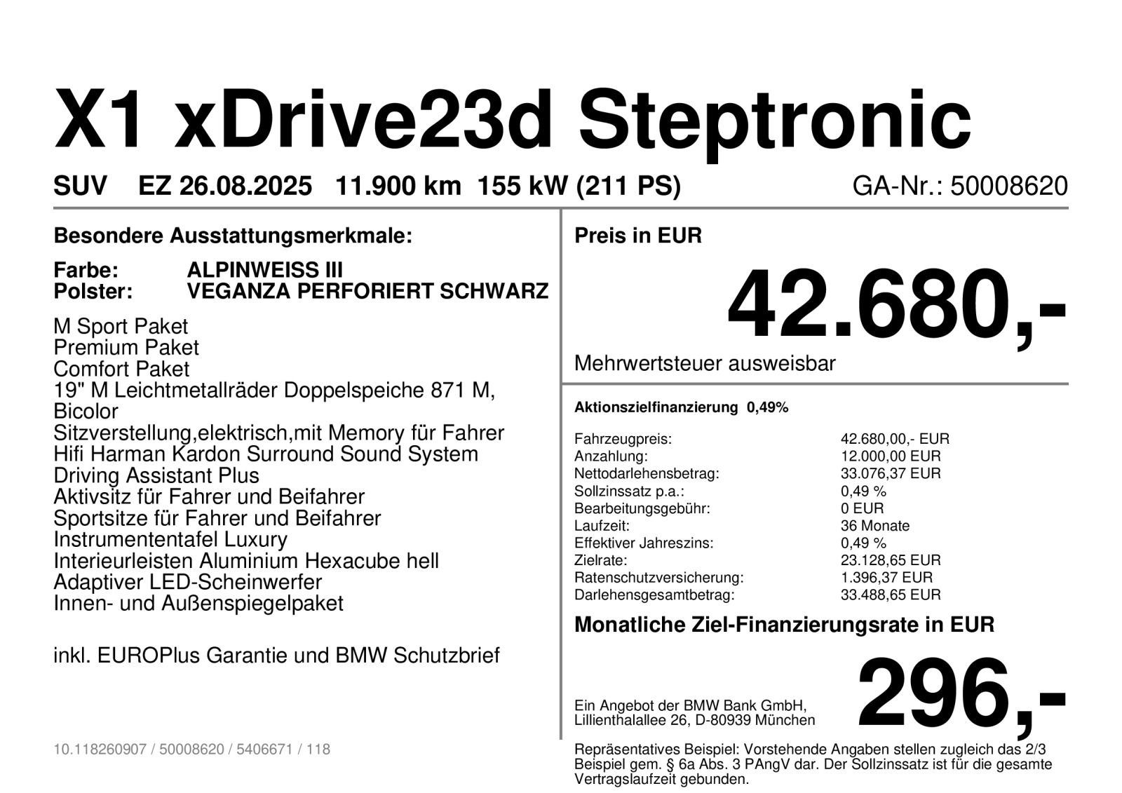 BMW X1 xDrive23d Steptronic Navi DSG Tempom.aktiv foto 2