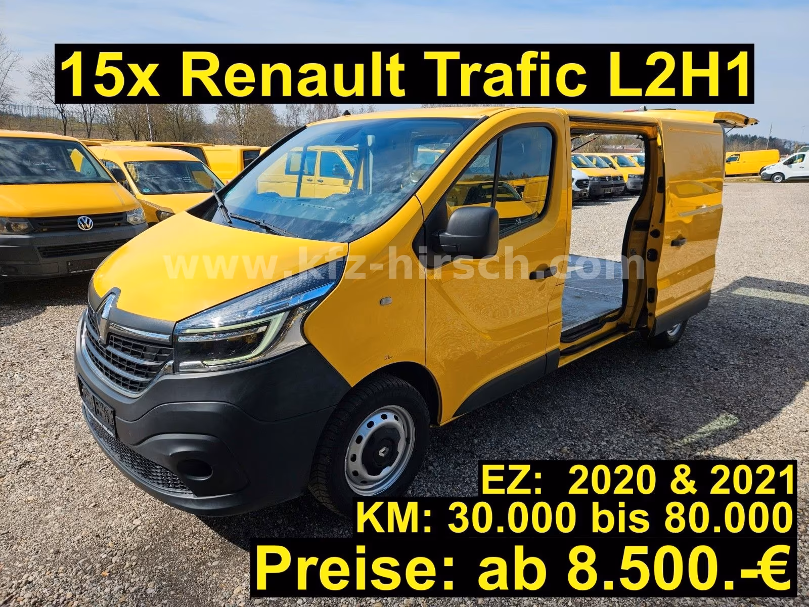 Renault Trafic L2H1 MAXI LANG 2xSCHIEBETÜR LED Kamera E6