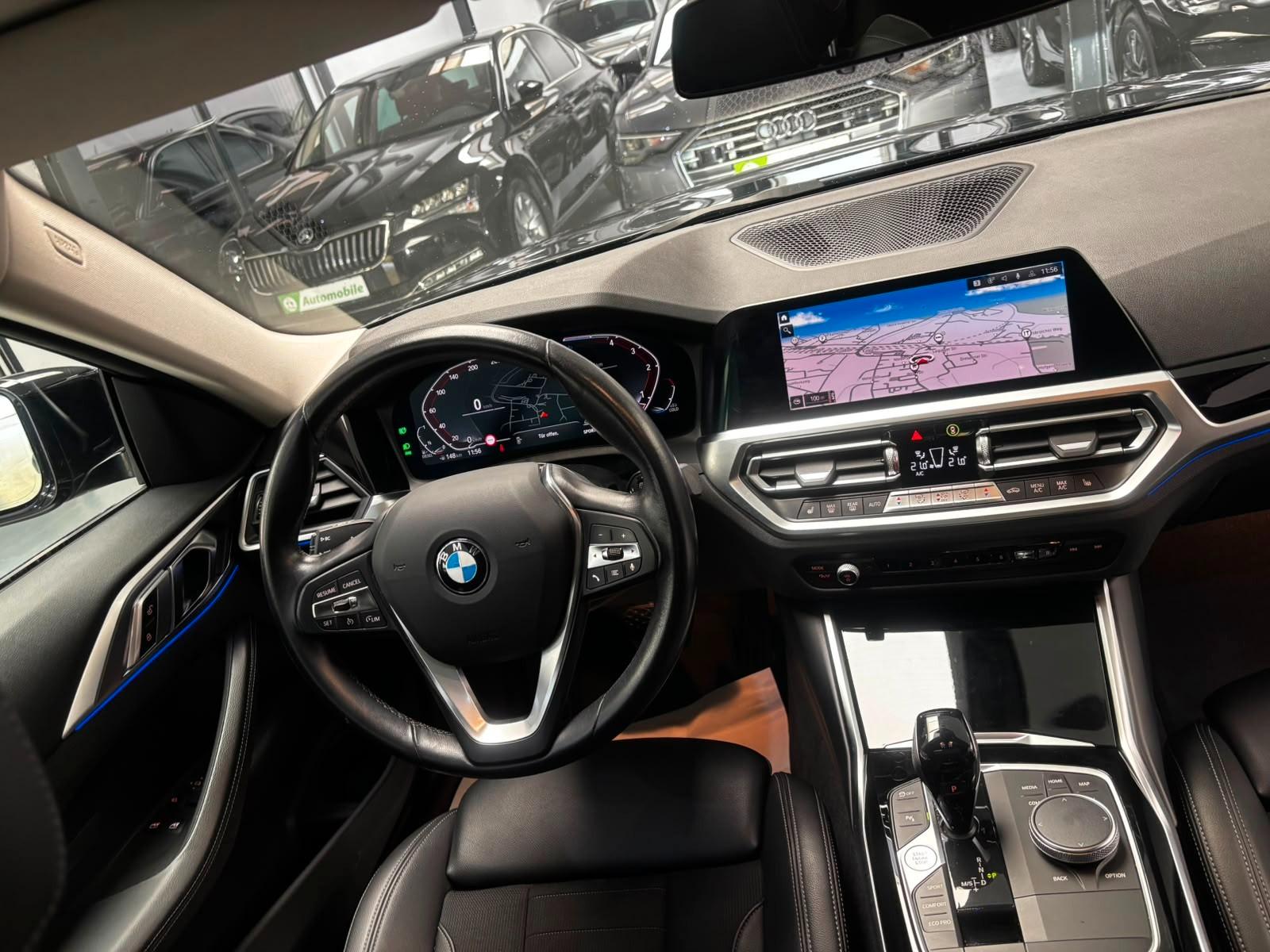 BMW 420 d Coupe 1.Hand SHD LED SHZ NAVI, миниатюра 6