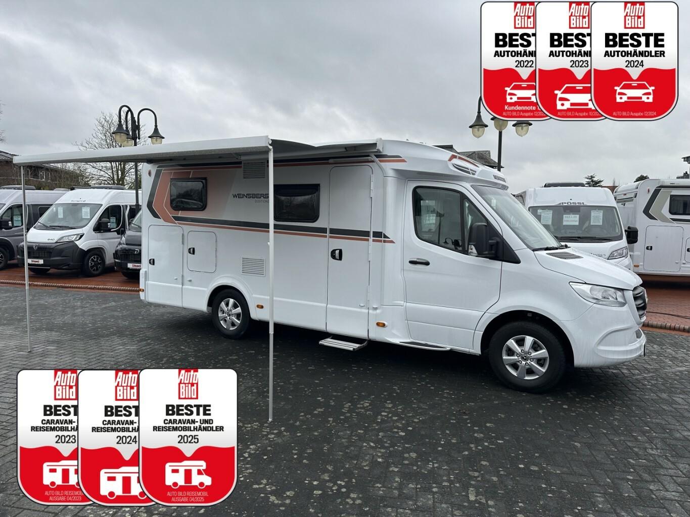 Weinsberg CaraCompact 640 MB Mercedes Pepper +SAT/TV+Kamer