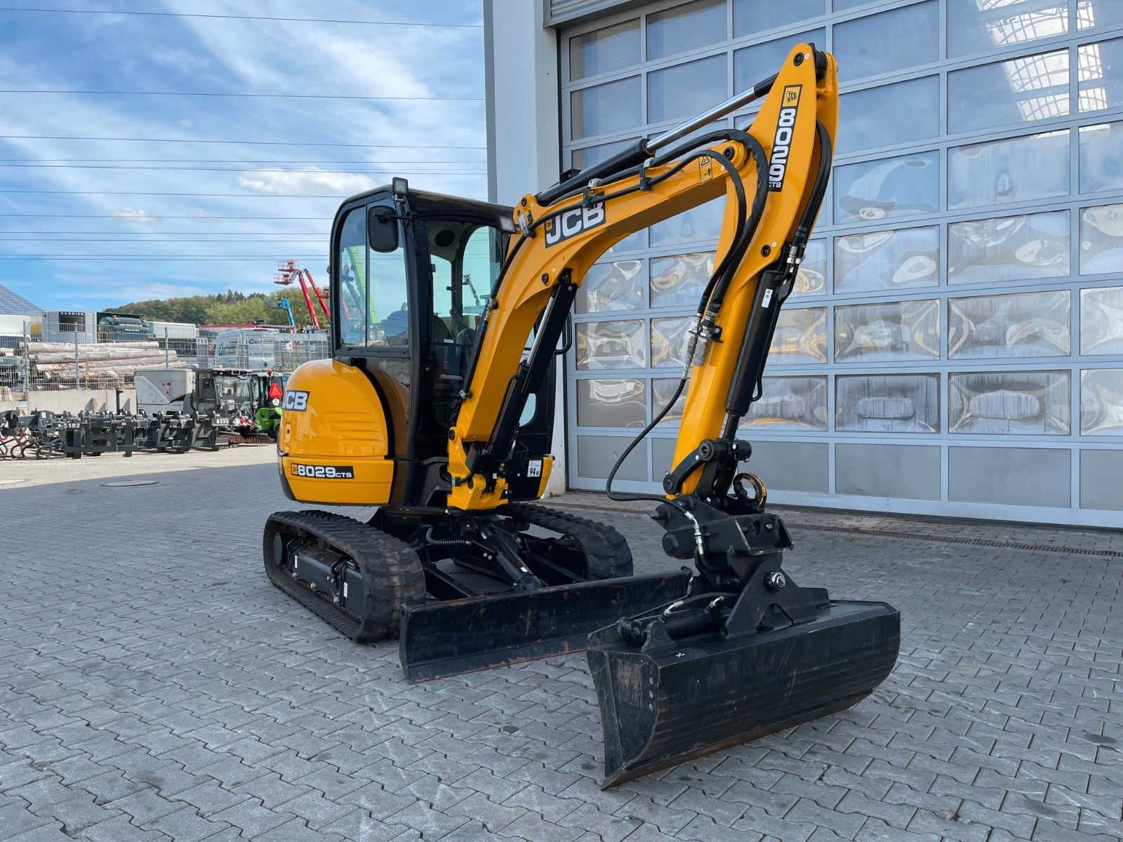 Fahrzeugabbildung JCB 8029 CT / 151h / 2023 / Inkl. Löffelpaket - mit KI generiert/bearbeitet