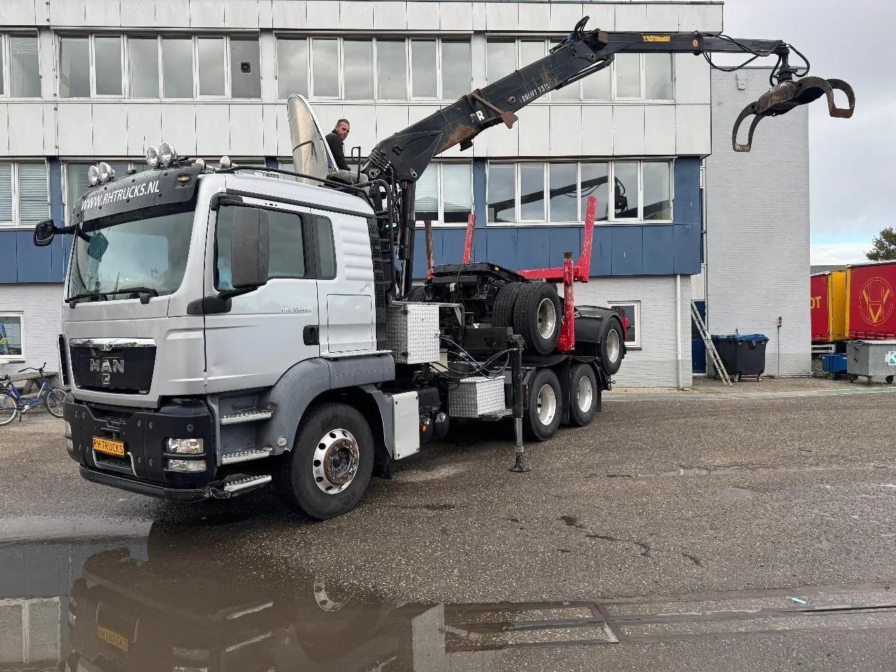 MAN TGS 33.480 6X4 + HIAB 251S.82 + TRAILER 2 AXLE K