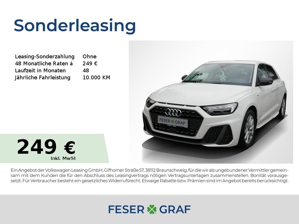 A1 Sportback 30 TFSI Schaltge. S line LED Sitzh.