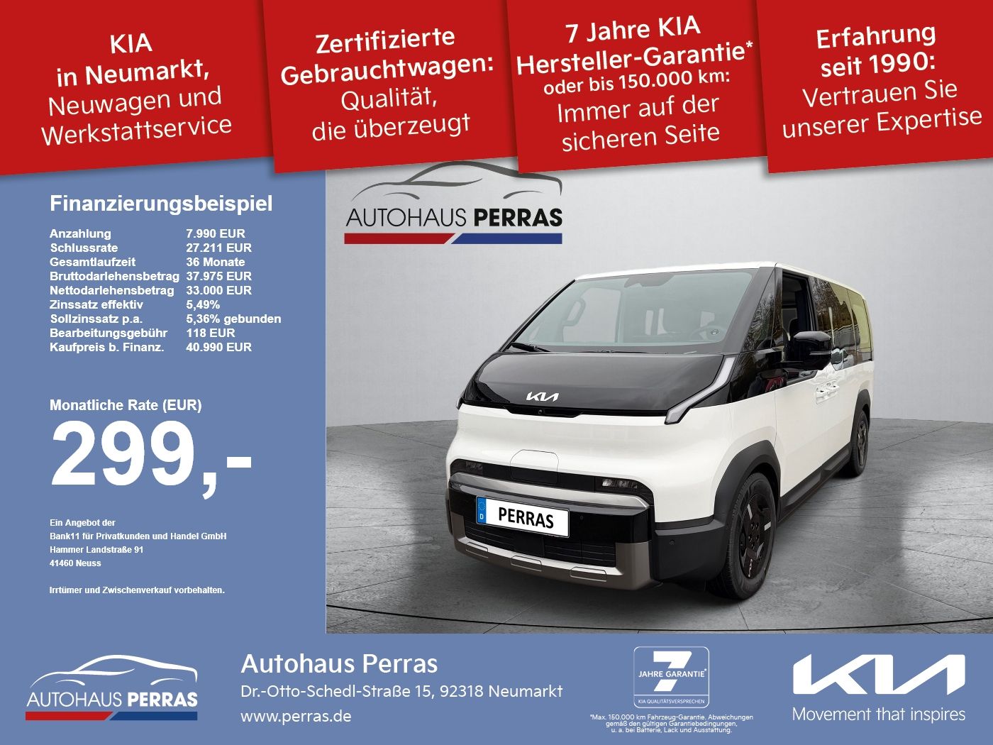 Kia PV5 2-3-0 71.2 ELITE WP ACC+360+Kam.+KlimaA+PDC