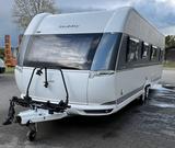 Hobby 720 KWFU - Mover, Klima, Vorzelt, Fahrradträger - Hobby Wohnwagen Klimaanlage Mover