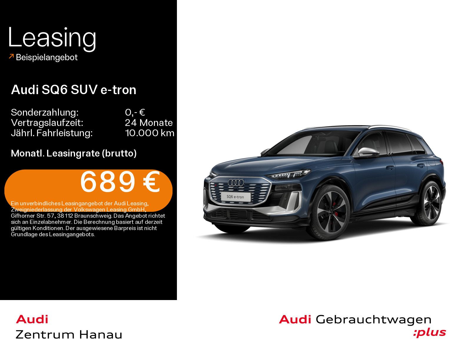 Audi SQ6 e-tron*MATRIX*HUD*LUFT*PANO*B&O*21ZOLL*SHZ*P