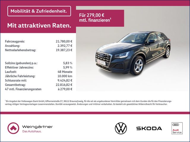 Q2 35 1.5 TFSI, AHK, APS, GRA, Navi, virtual coc