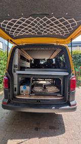 Volkswagen VW T6 Camper mit Aufstelldach, langer Radstand - Volkswagen gelb