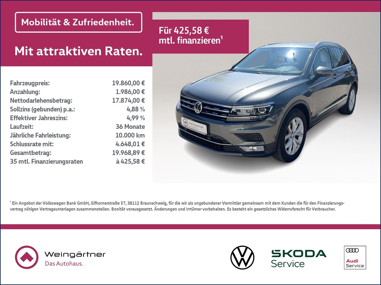 Tiguan 2.0 TSI Highline 4Motion, Active Lighting