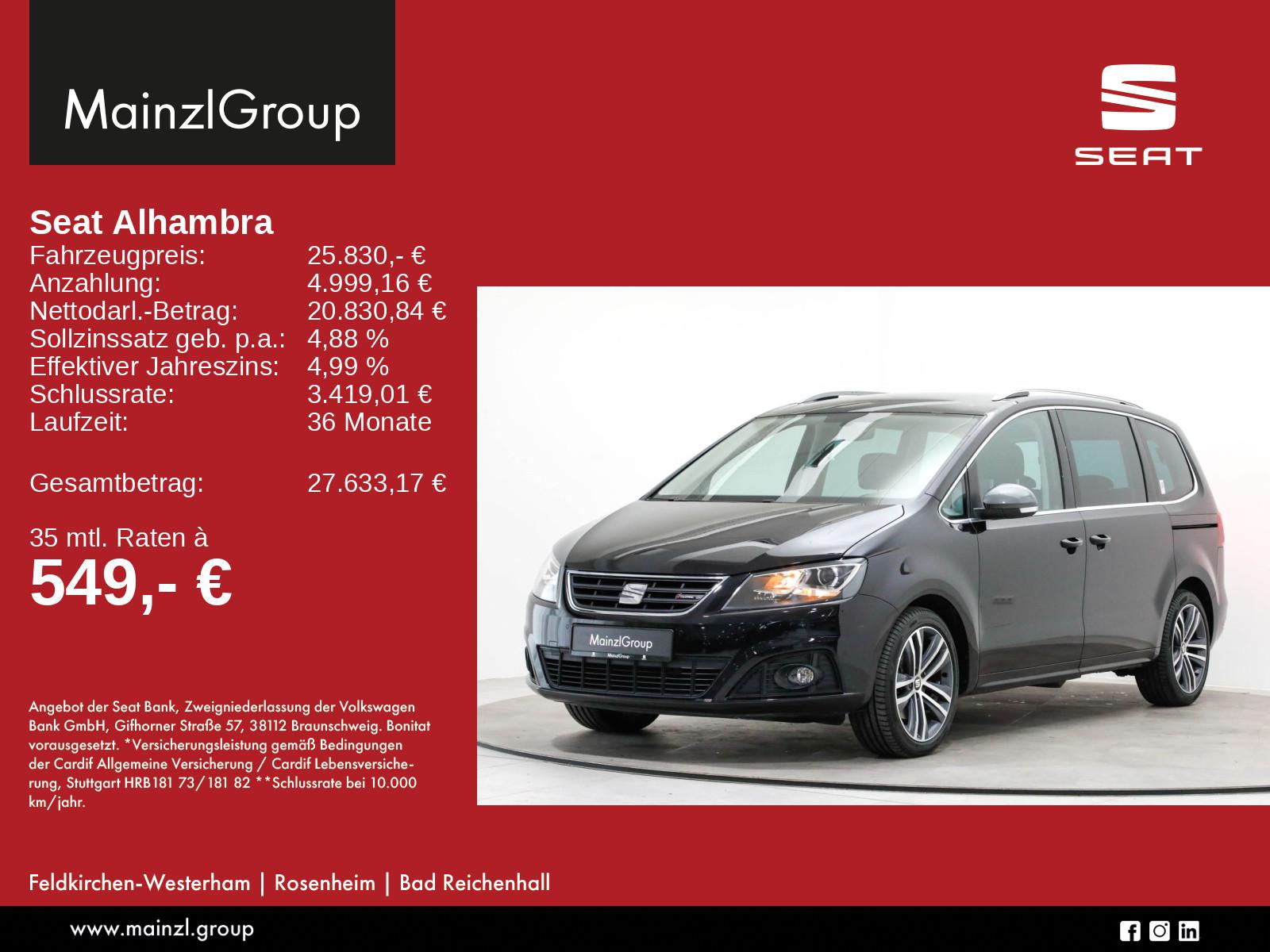 Seat Alhambra 1.4 TSI FR-Line Kam. SHZ AHK 7-S.