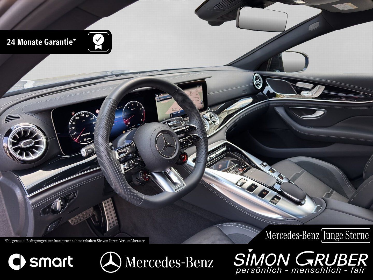Fahrzeugabbildung Mercedes-Benz GT 43 4M+ AMG V8Style magno Pano Nappa HUD AHK