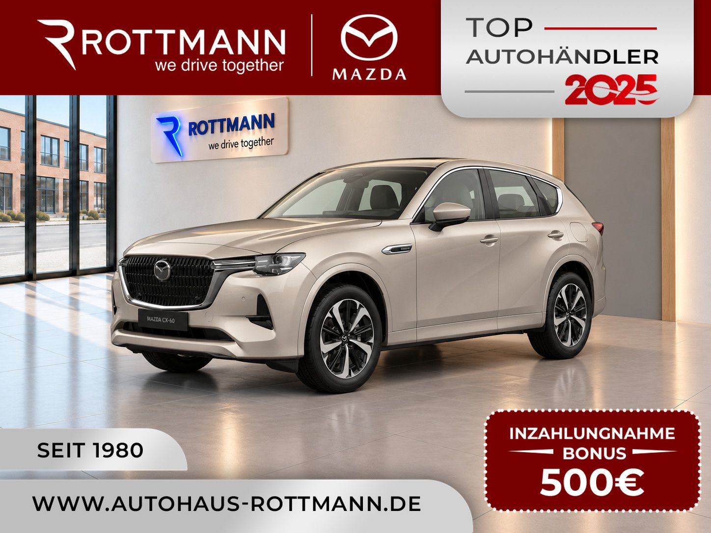 Mazda CX-60 2027 Plug-In 327ps Aut. PHEV AWD Takumi