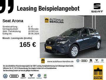 Seat Leasingangebot: Seat Arona 1.0 TSI Road Edition DSG *NAV*GRA*PDC*SHZ*