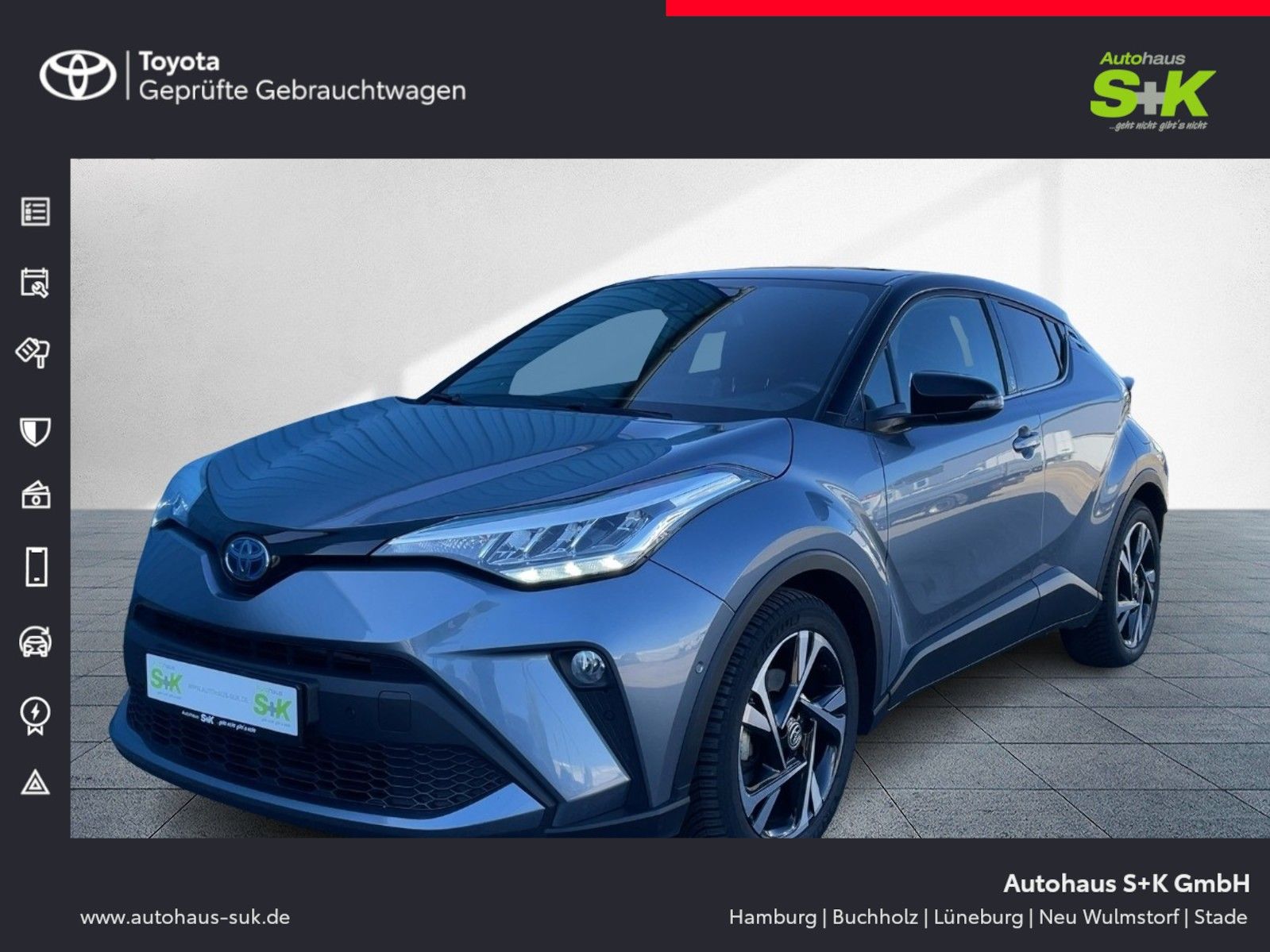 Toyota C-HR 2.0 Hybrid Team D*CARPLAY+PDC+KLIMA+TEMPOMA