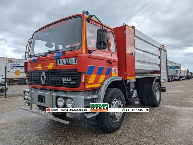 Renault BA 02 F2B Fire Truck - Godiva GVA2700 Pump - Tan