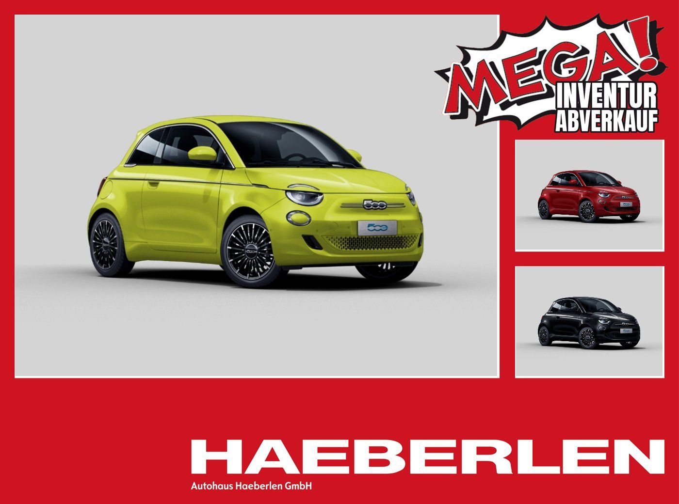 Fiat 500 e 42kw/H LaPrima * 🔥MEGA-DEAL,ALLE FA
