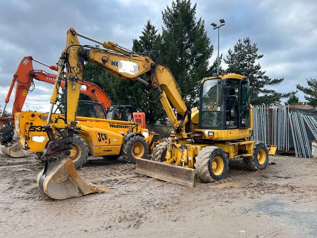 Komatsu PW118 MR-8 *3Löffel*Pratzen*Schild*Hydr.Lg*Klima