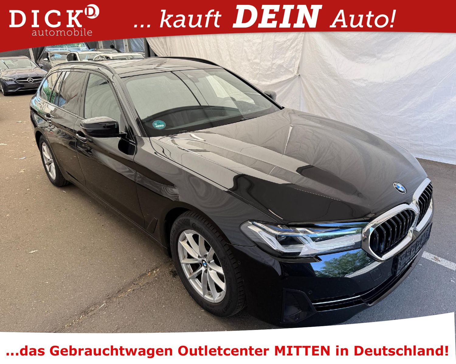 Fahrzeugabbildung BMW 520d T AT8 LASER/HUD/H&K/LEDER/SHZ/RFK/AHK