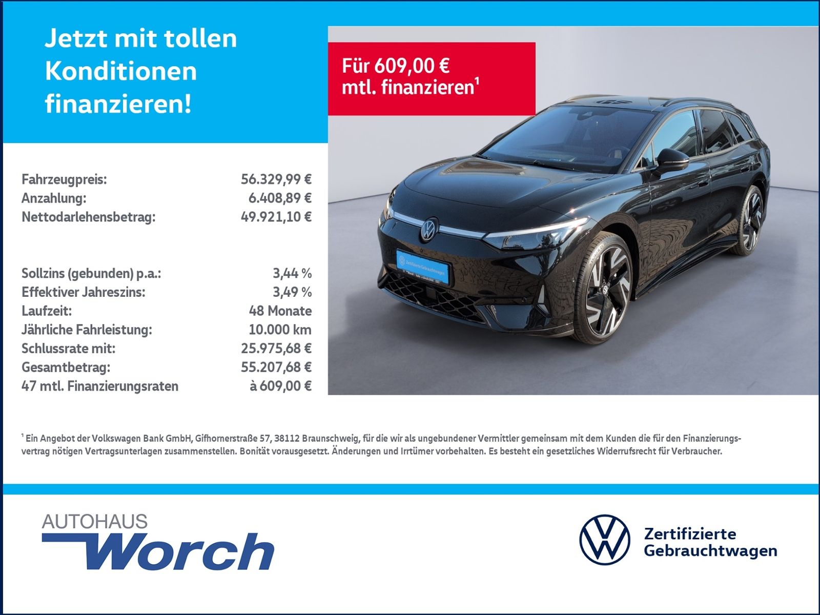 ID.7 Tourer GTX WÄRMEPUMPE+AHK+PANO+MATRIX