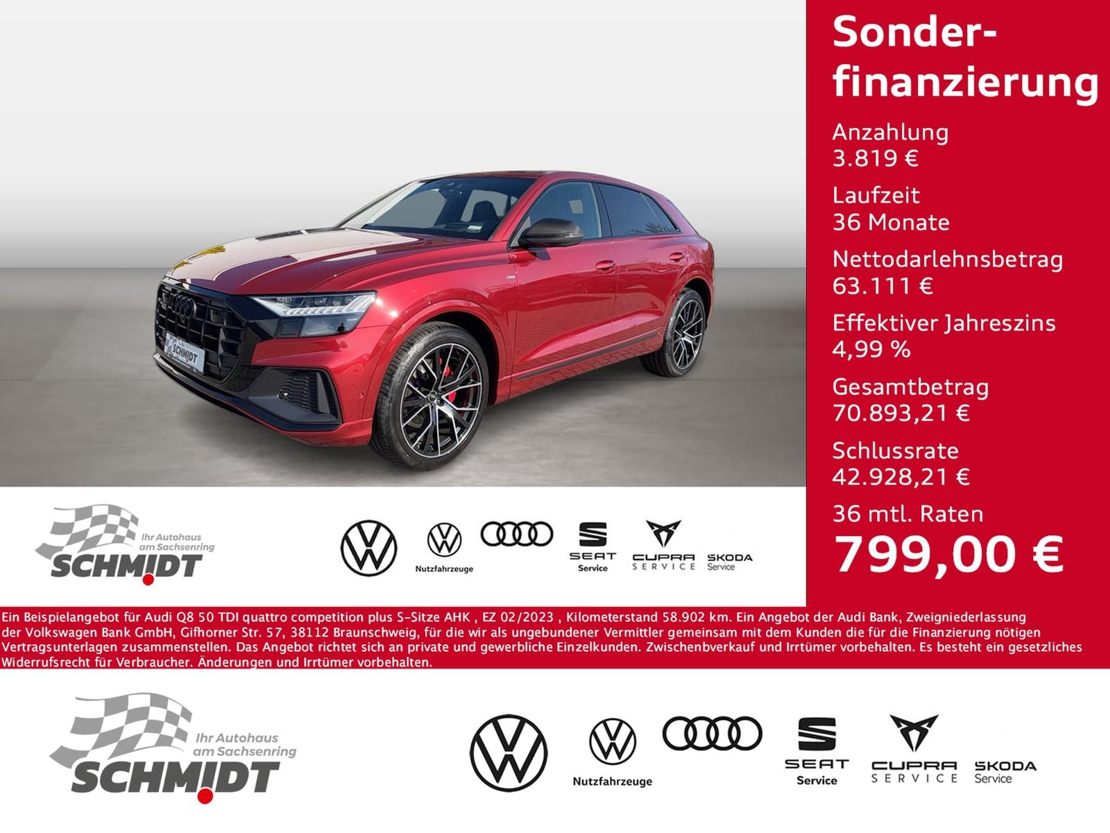 Audi Q8 50 TDI quattro competition plus S-Sitze AHK