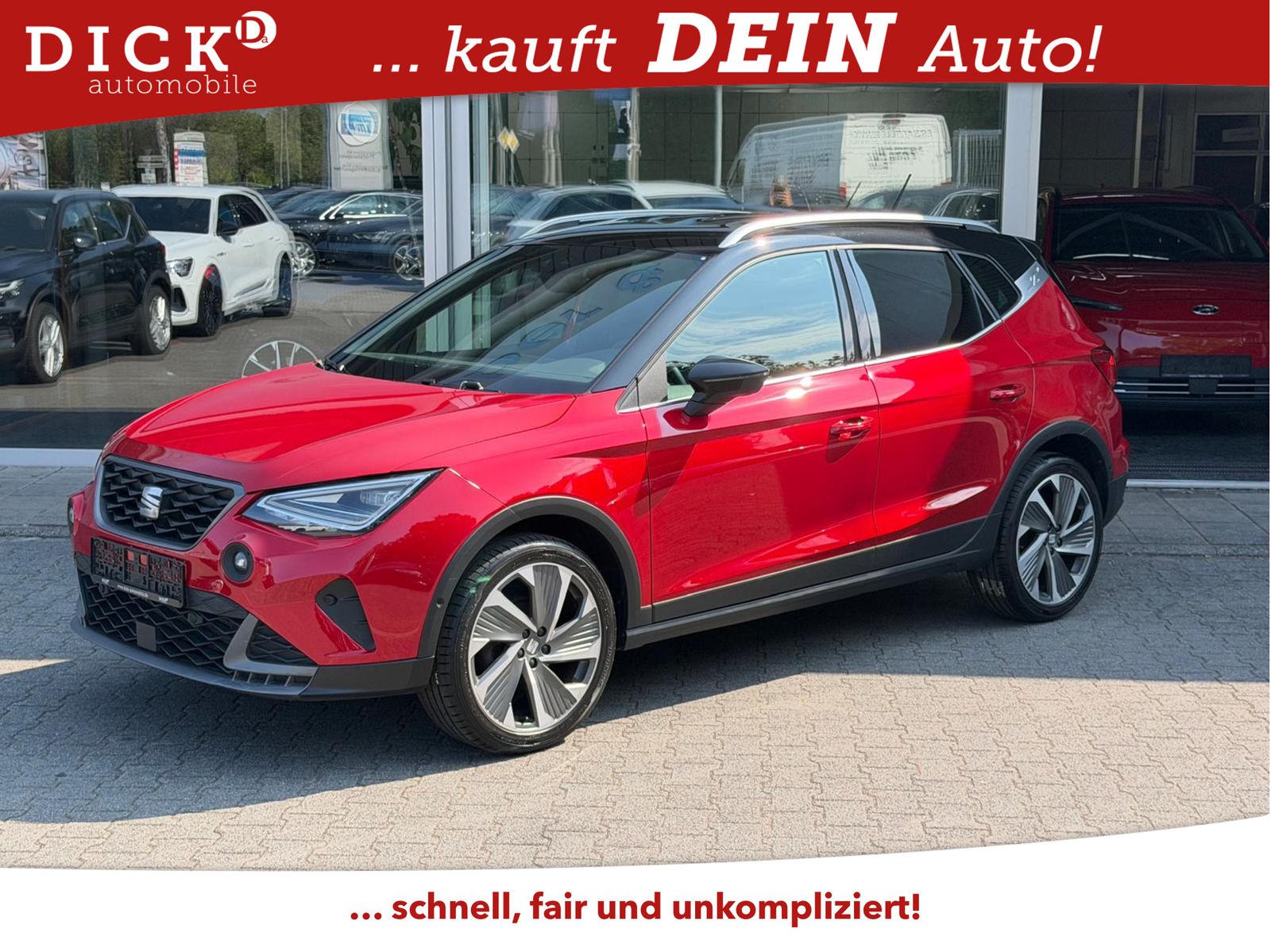 Fahrzeugabbildung SEAT Arona 1,5 TSI FR DSG >LED+NAVI+SHZ+KAM+ACC+DAB+