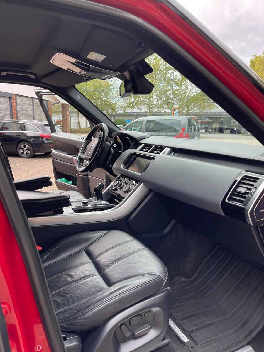 LAND ROVER RANGE ROVER SPORT SDV6 RED EDITION| ATTELAGE| CAMÉRA| | 258 ch | 4X4 | BVA | HAYON ÉLECTRIQUE | VOLANT EN CUIR | ASSISTANT FEUX DE ROUTE PAR CAMÉRA