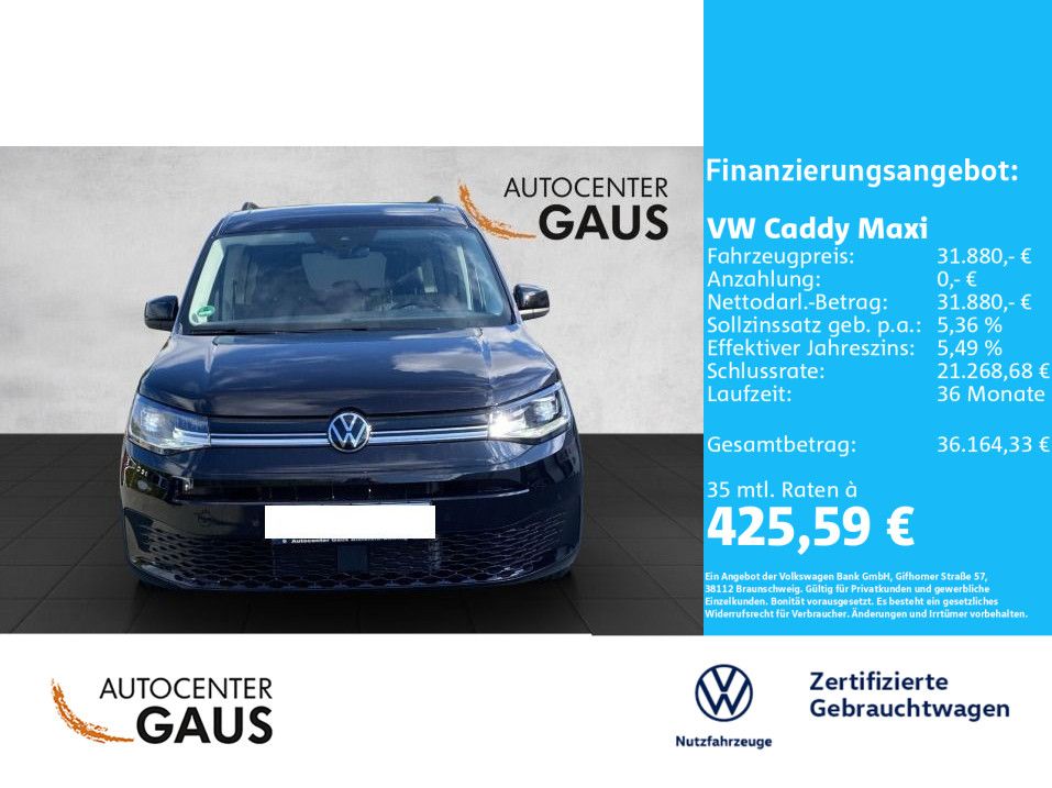 Caddy Maxi Life 7-Sitzer 2.0 l 75 kW TDI EU6 SCR