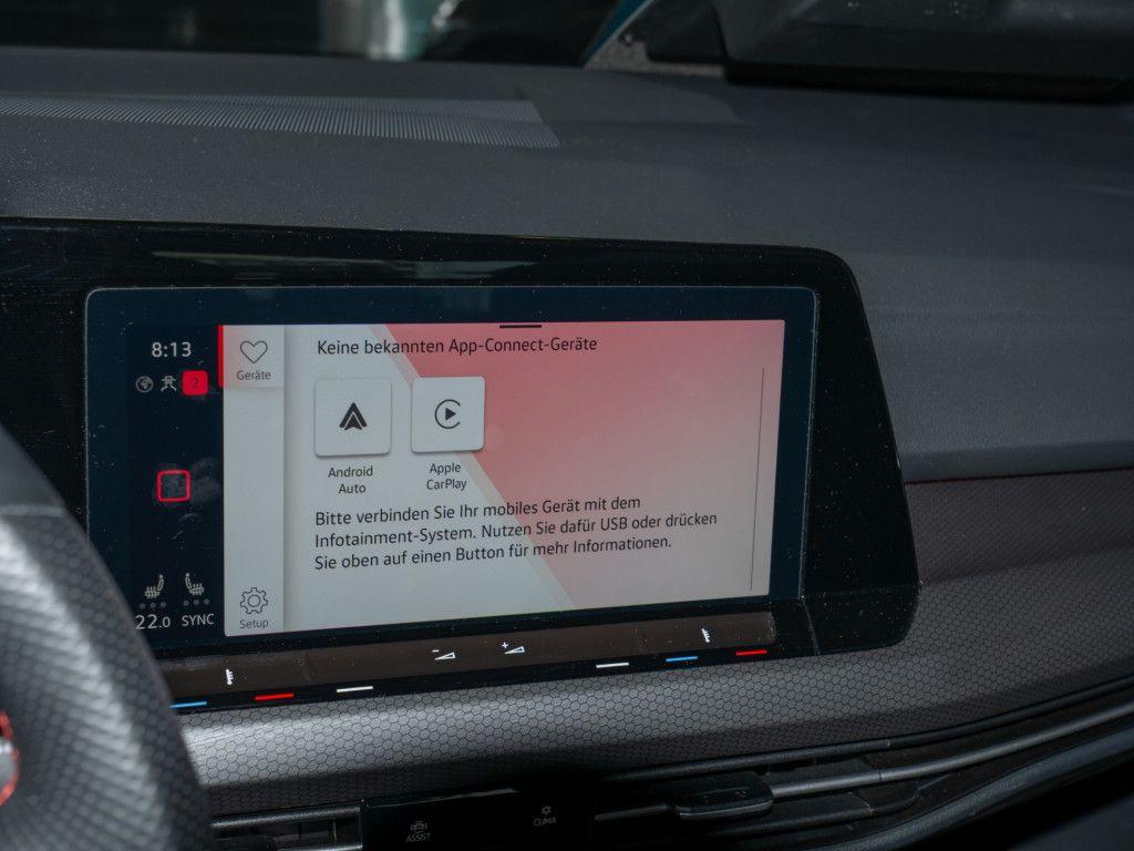 Volkswagen Golf VIII GTI 2.0 TSI Kamera LED APP Sitzhzg, миниатюра 11