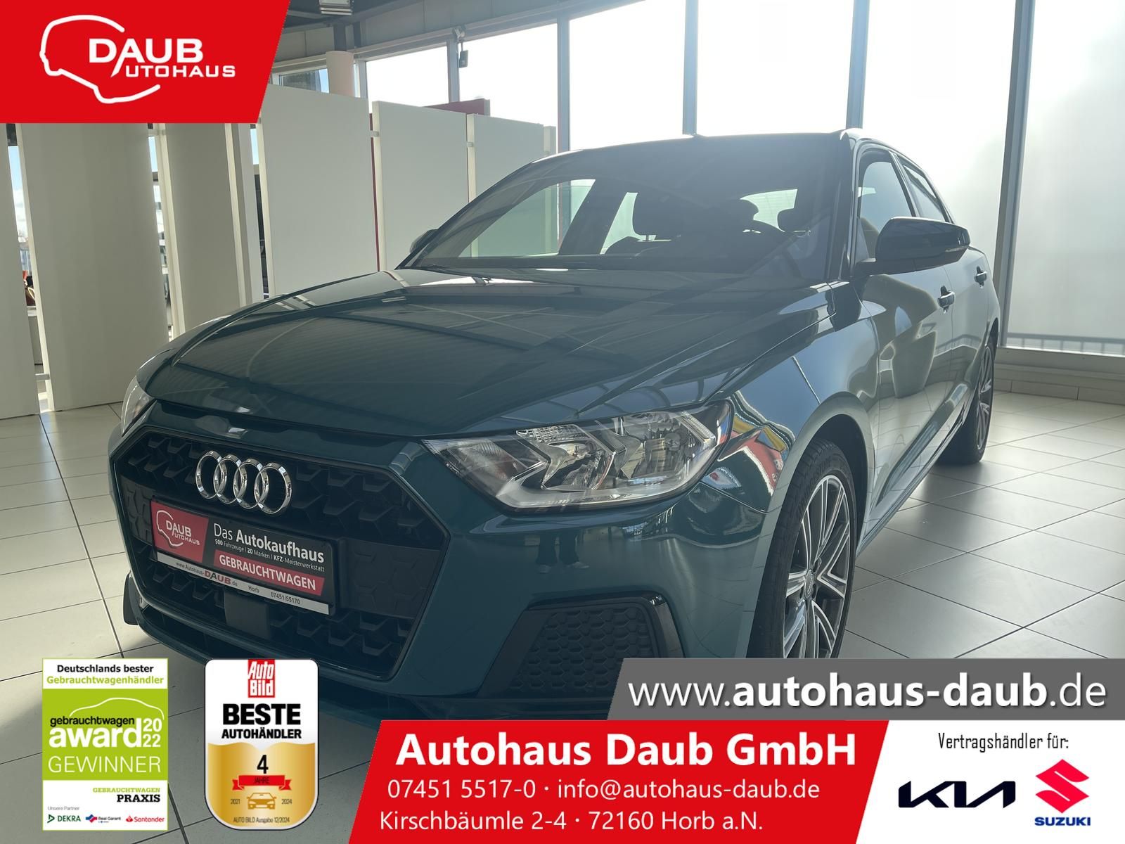 AUDI A1 Sportback 1.0 TFSI 30 advanced+Automatik+uvm+
