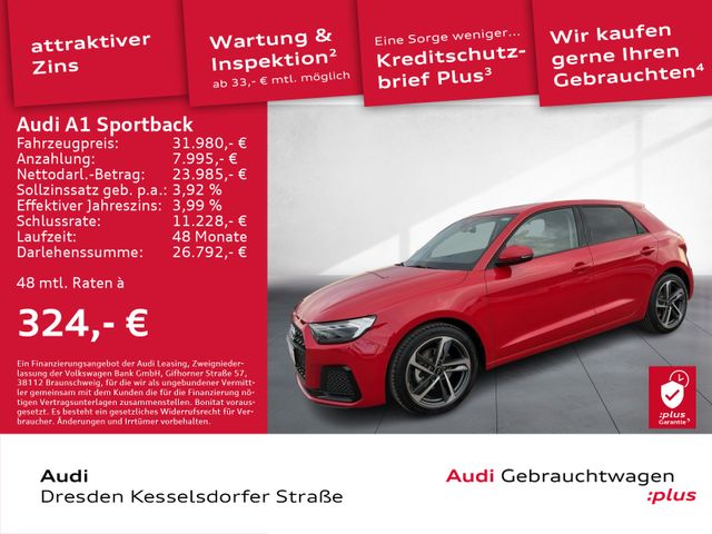 Audi A1 Sportback 35 TFSI advanced Navi LED DAB