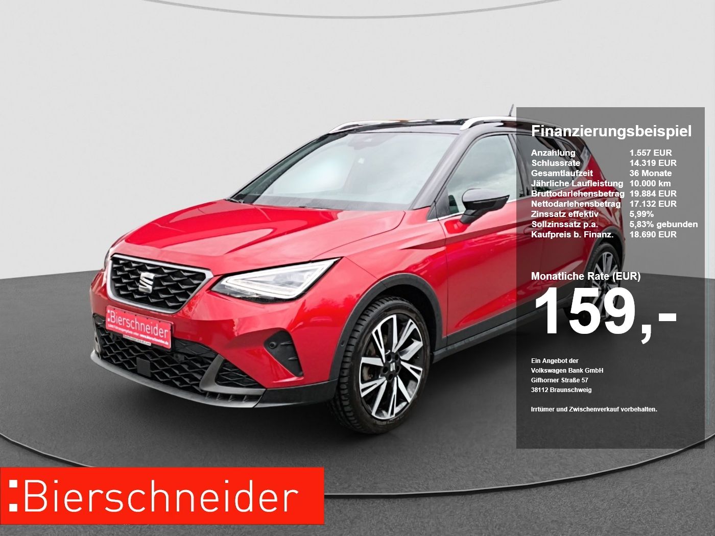 Seat ARONA 1.0 TSI FR NAVI ACC RFK 18LM KEYLESS