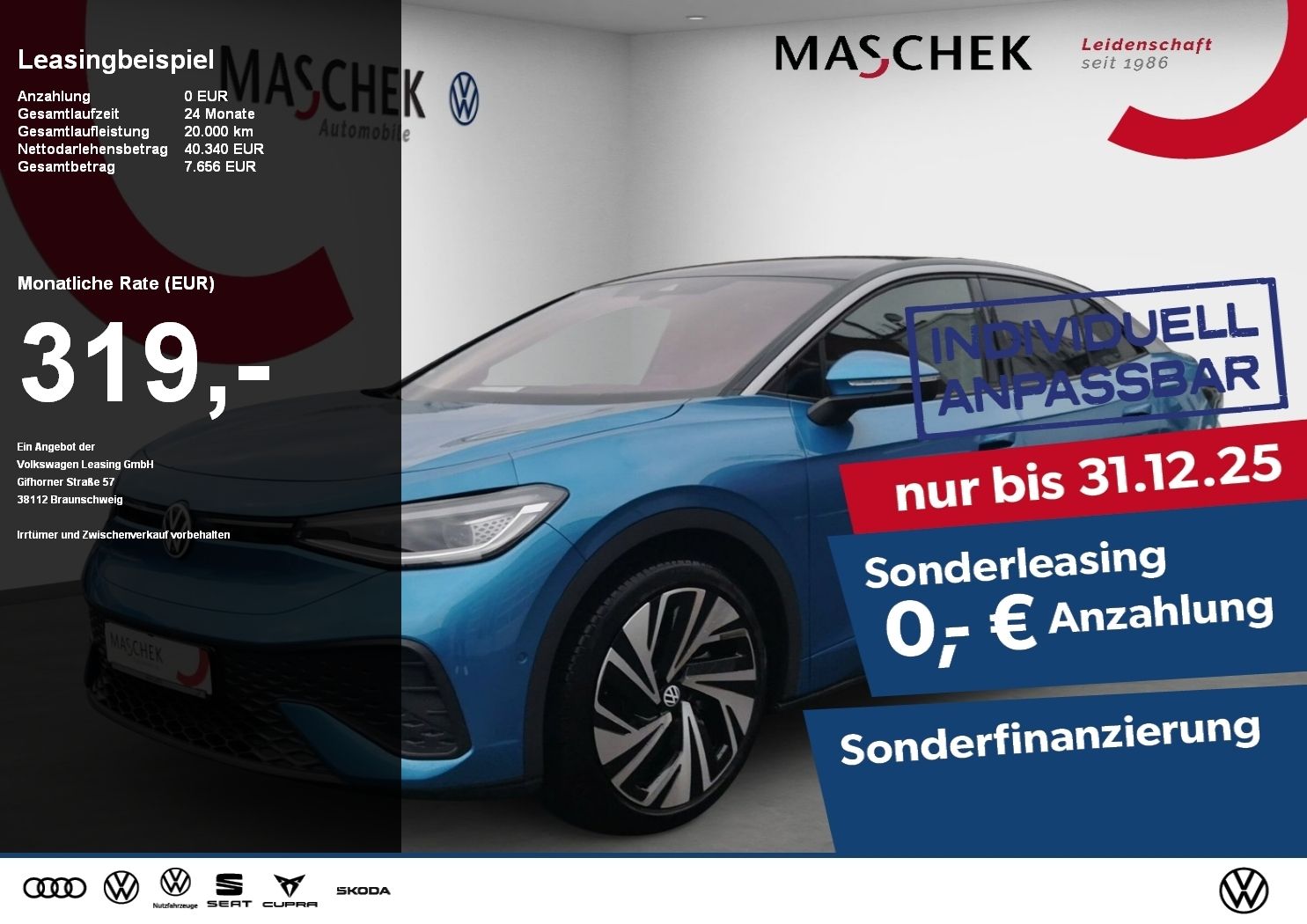 Volkswagen ID.5 Pro IQ.Light AHK 360° Sitzh HUD Memory Wärm