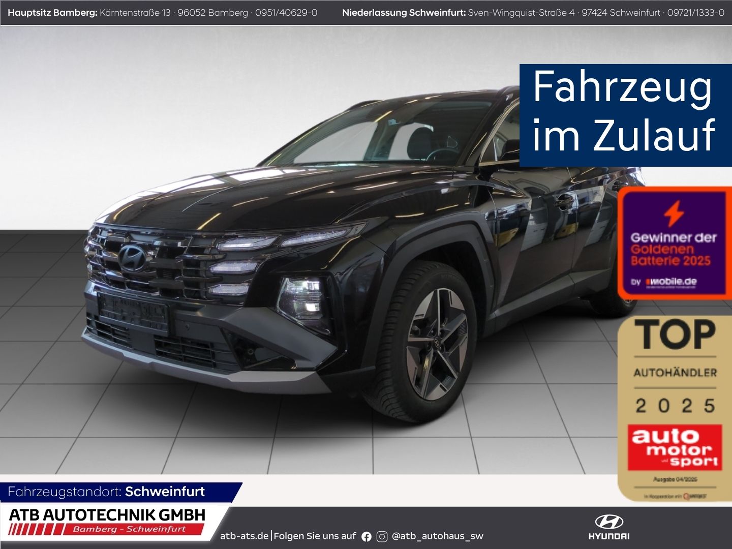 Fahrzeugabbildung Hyundai Tucson Trend 1.6 T-GDi PHEV 4WD Navi El. Heckkla