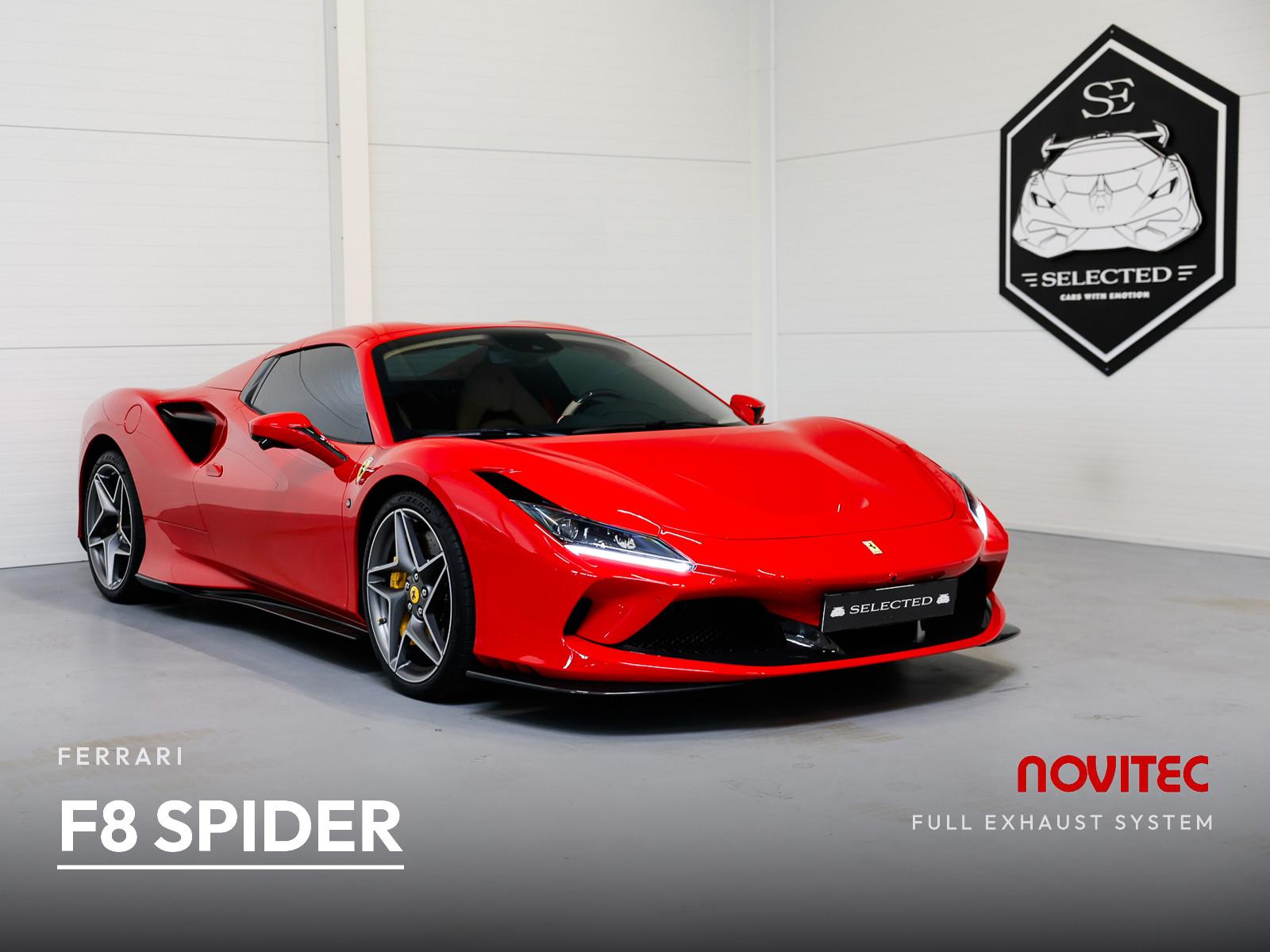 Ferrari F8 SPIDER*FULL CARBON*NOVITEC*DISPLAY*PPF*LIFT