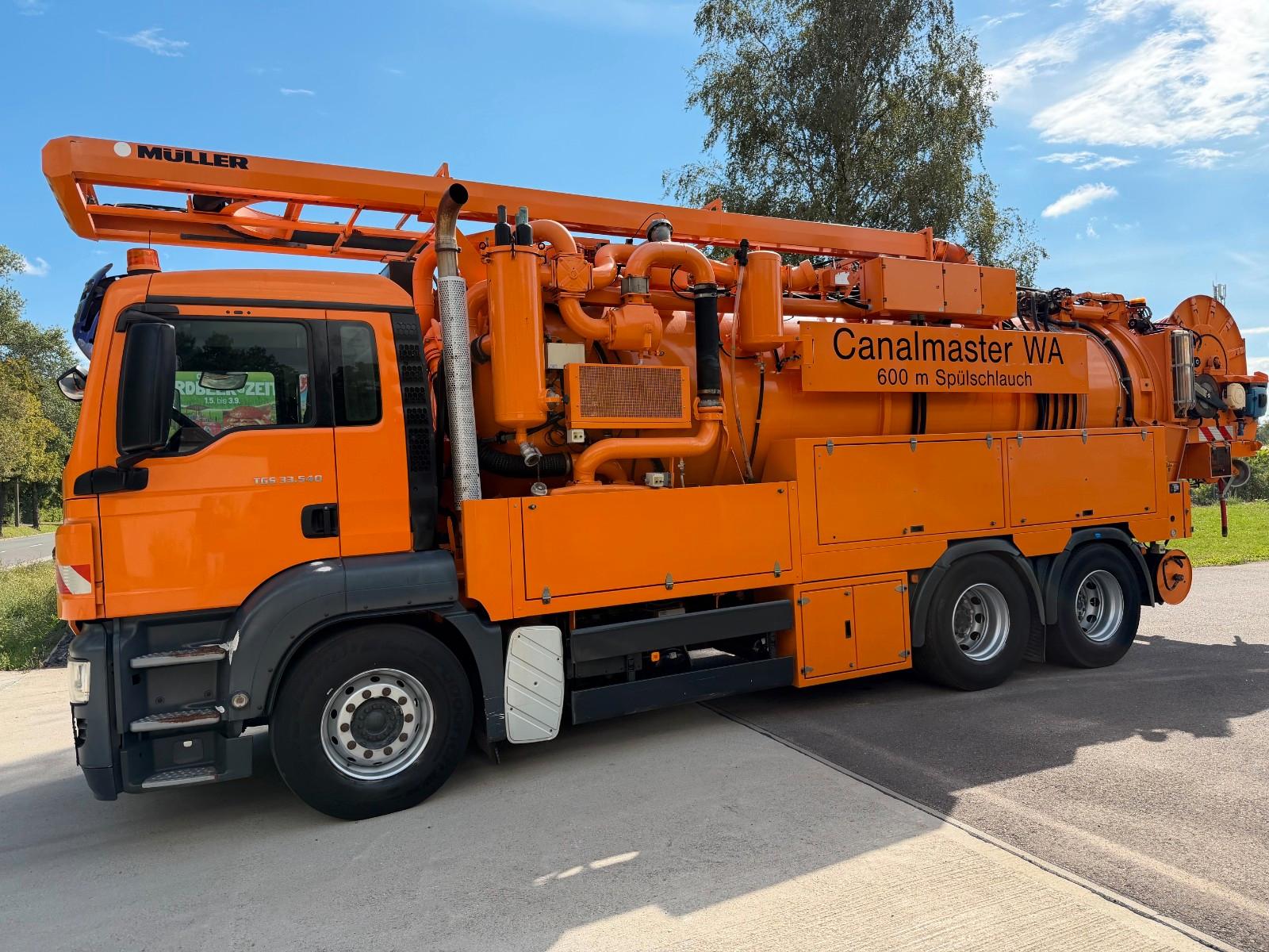 MAN TGS 33.540 Müller Saug-Druck-Kombispüler Recycle