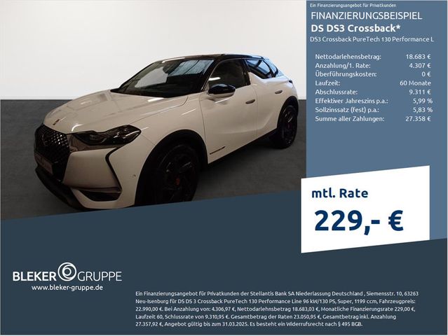 DS Automobiles DS3 Crossback PureTech 130 Performance Line