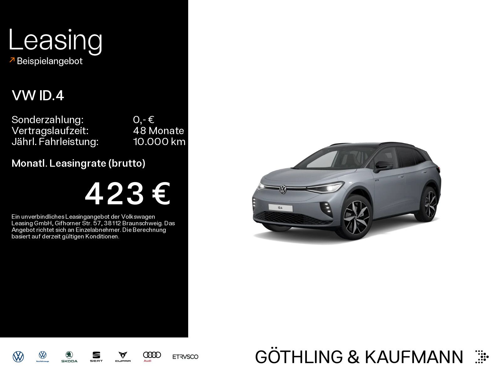 Volkswagen ID.4 GTX 4M*NAVI*WP*PANO*360*HUD*EL.HECK*IQ.LIGH