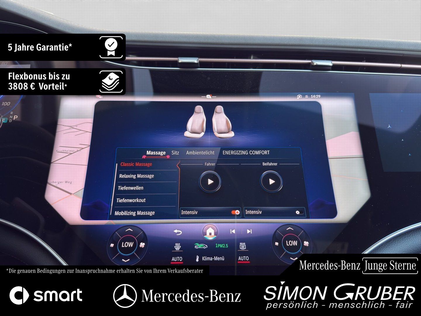 Fahrzeugabbildung Mercedes-Benz EQE 500 4M AMG Premium+ Nappa Hyper Pano Md 2025