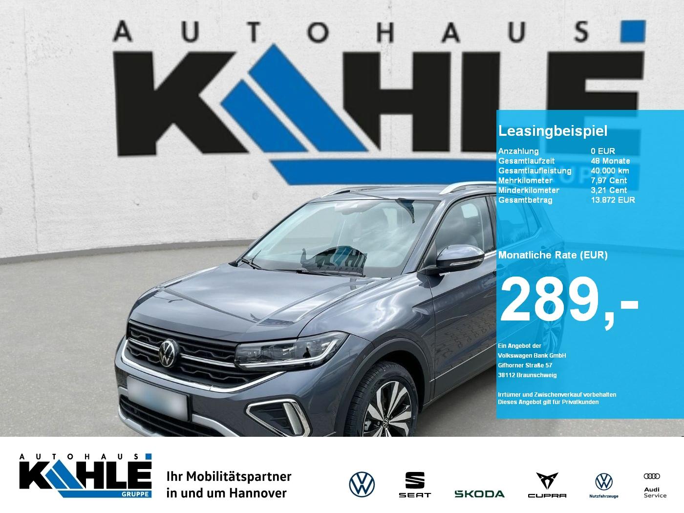 Volkswagen T-Cross Style 1.0 TSI DSG CarPlay GJR RFK AHK