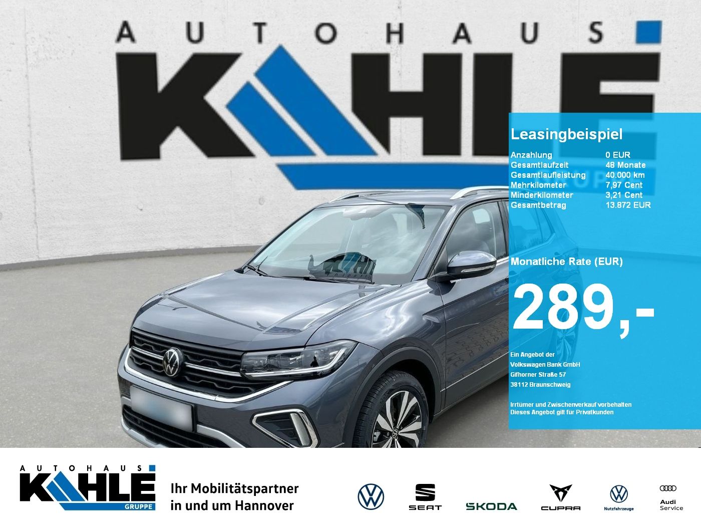 Volkswagen T-Cross Style 1.0 TSI DSG CarPlay GJR RFK AHK