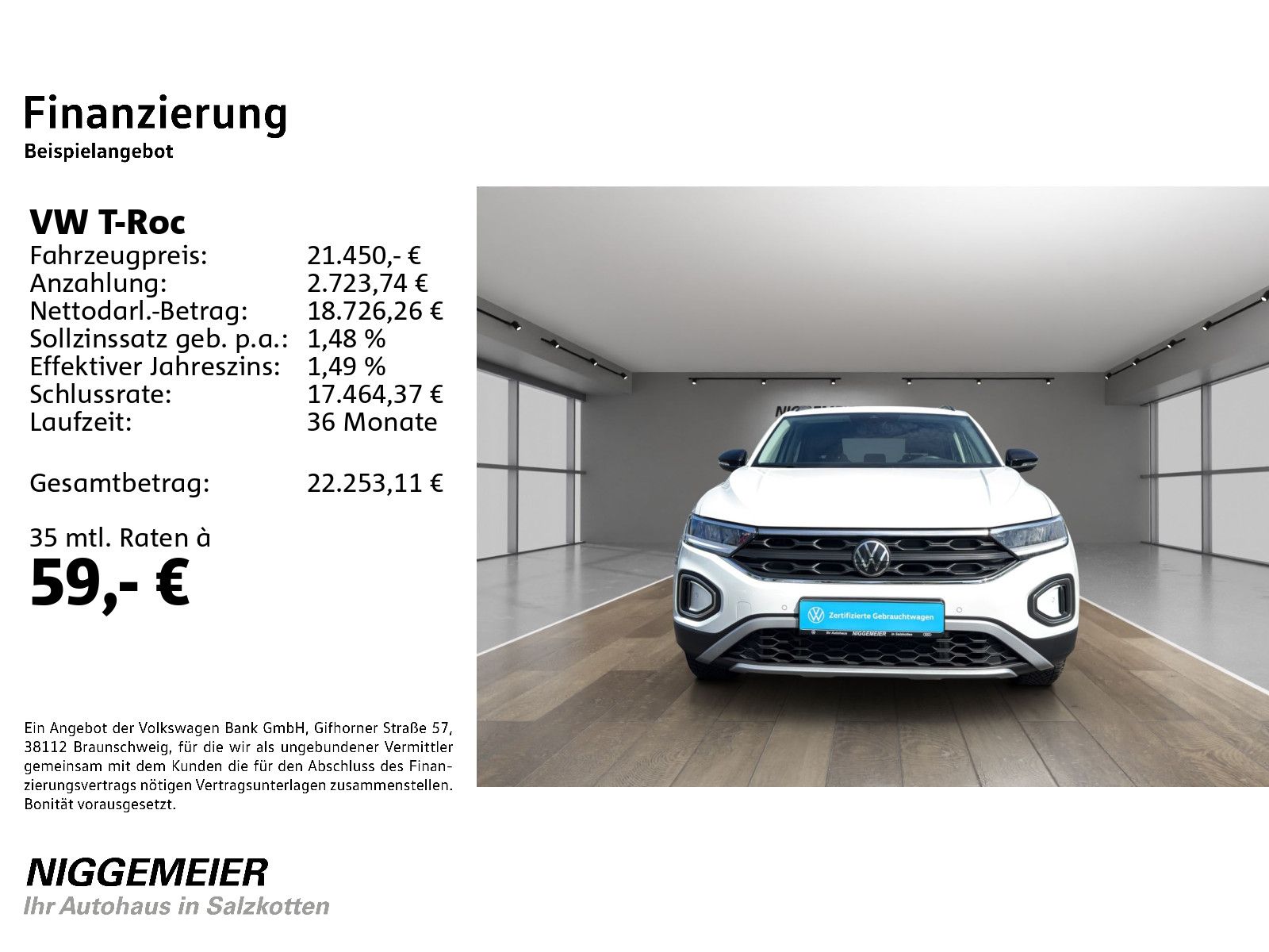 Volkswagen T-Roc 1.0TSI GOAL NAVI LED ACC APP-CONNECT foto 2